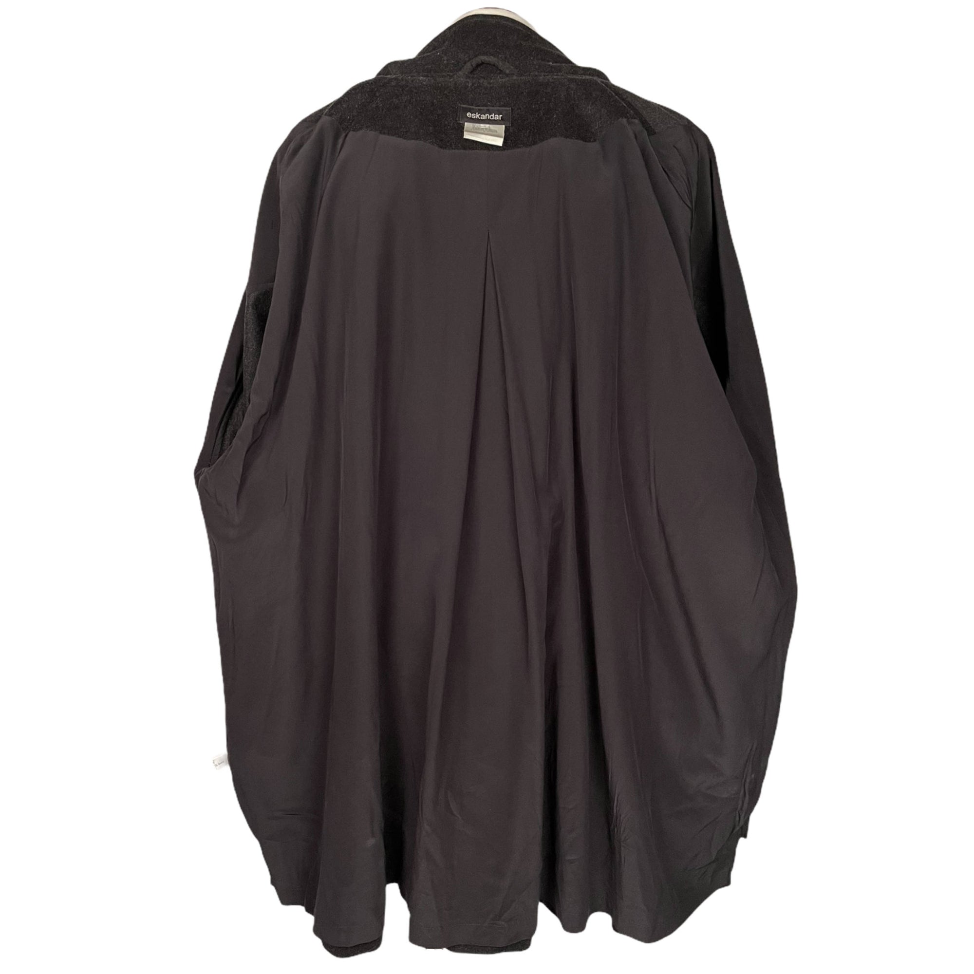 Eskandar Mens Coat Oversized Wool Cashmere Overcoat England