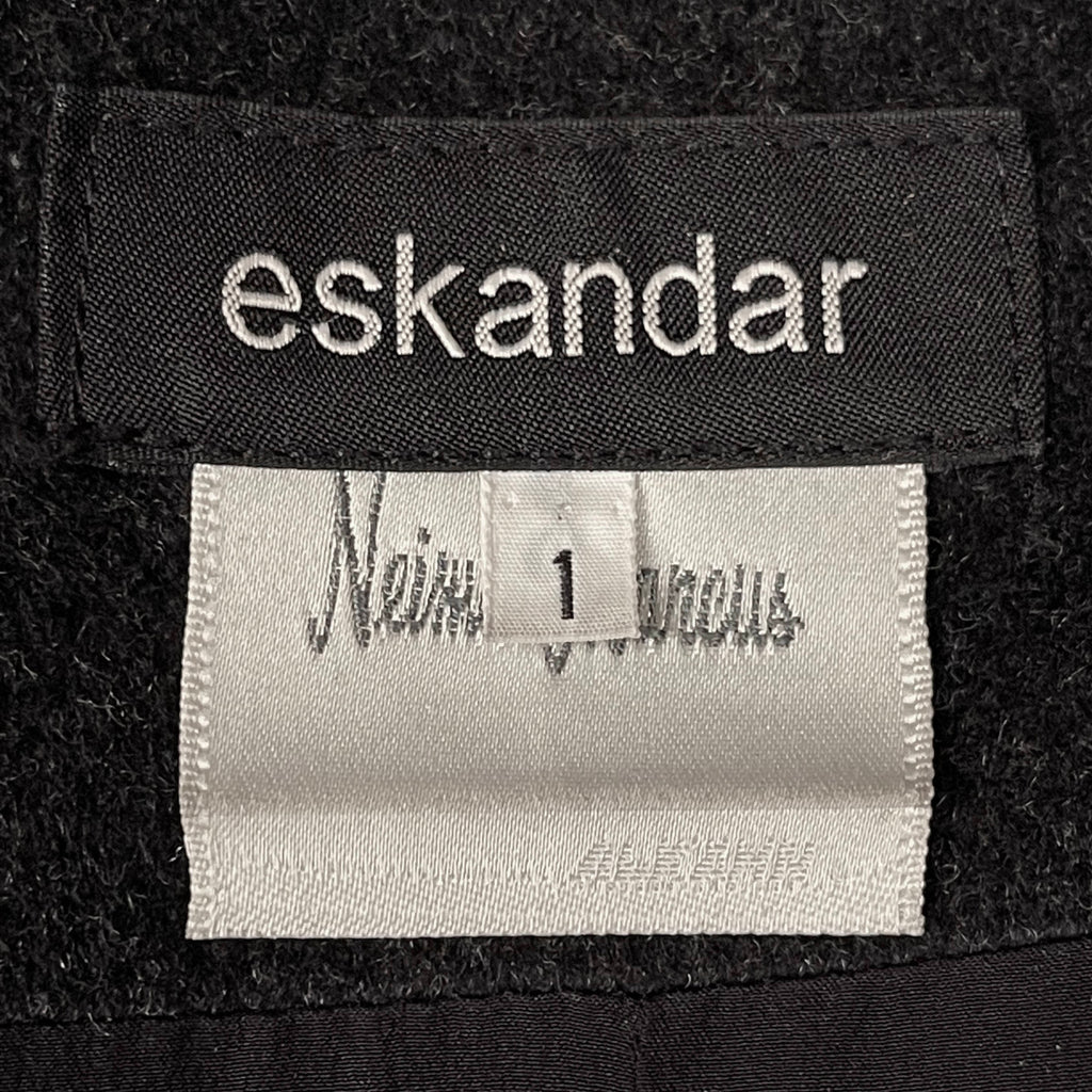 Eskandar Mens Coat Oversized Wool Cashmere Overcoat England