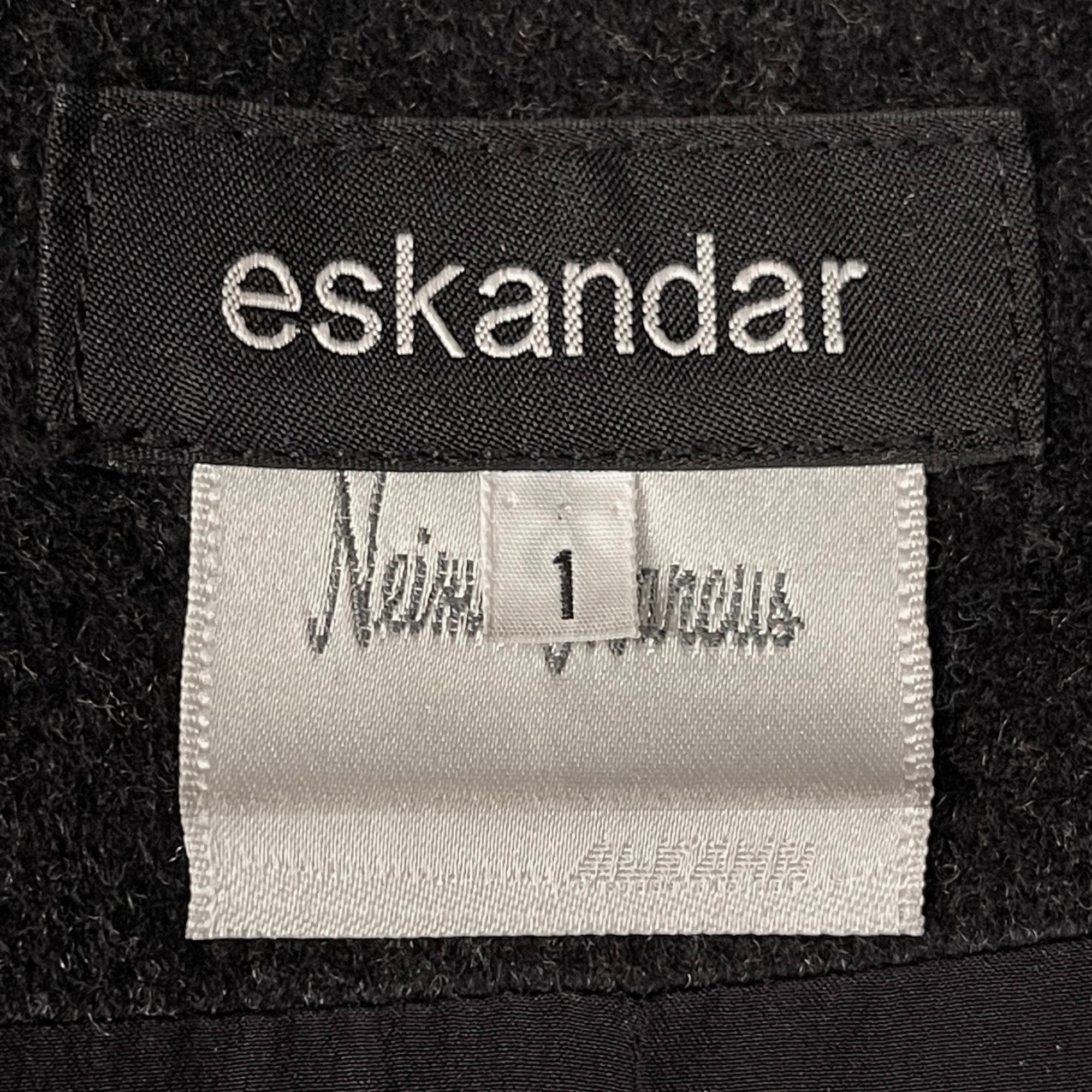 Eskandar Mens Coat Oversized Wool Cashmere Overcoat England