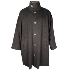 Eskandar Mens Coat Oversized Wool Cashmere Overcoat England