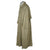 Eskandar Mens Rain Coat Oversized Linen Trench Made in England Sage Green Size 1 - Poppy's Vintage Clothing