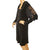 Etro Milano Italy Dress Black Velvet Devore Back &amp; Sleeves Small Italian 40 - Poppy's Vintage Clothing
