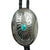 Vintage Southwest Bolo Tie Navajo Diné Sterling Silver Signed FG Fred Guerro - Poppy's Vintage Clothing