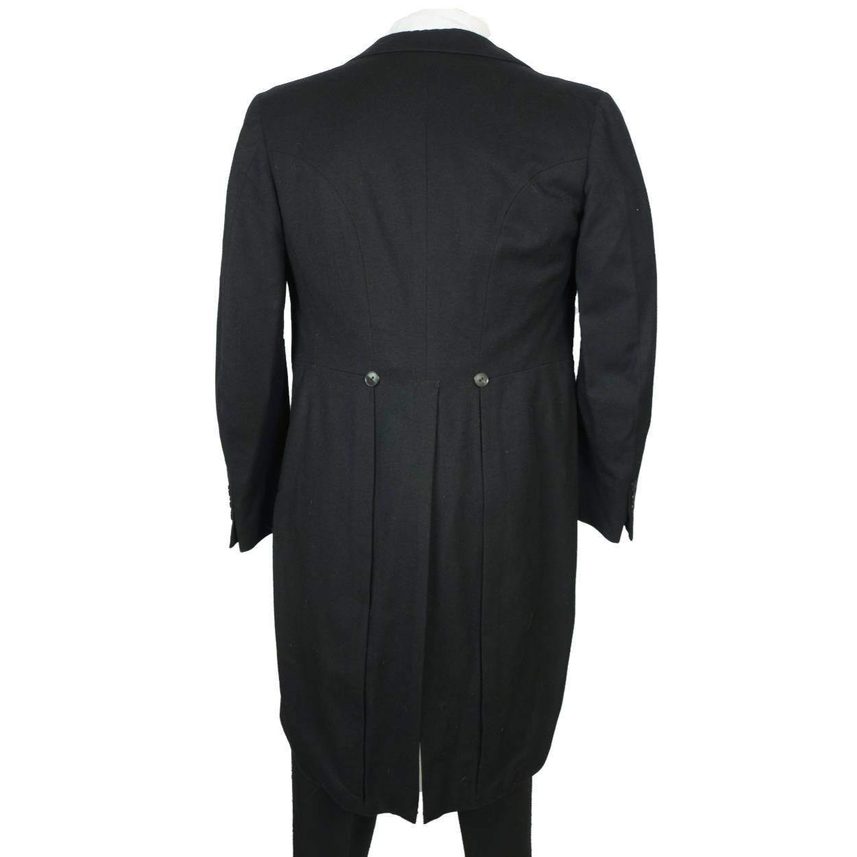Vintage 1920s Tuxedo Tailcoat Formal Tails Fashion Craft Montreal Size S M - Poppy's Vintage Clothing