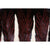 Vintage Herringbone Mink Coat Dyed Pattern Red White Black Size Medium - Poppy's Vintage Clothing
