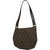 Vintage 1980s Fendi Zucca Monogram Shoulder Bag Purse Slant Top Authentic - Poppy's Vintage Clothing