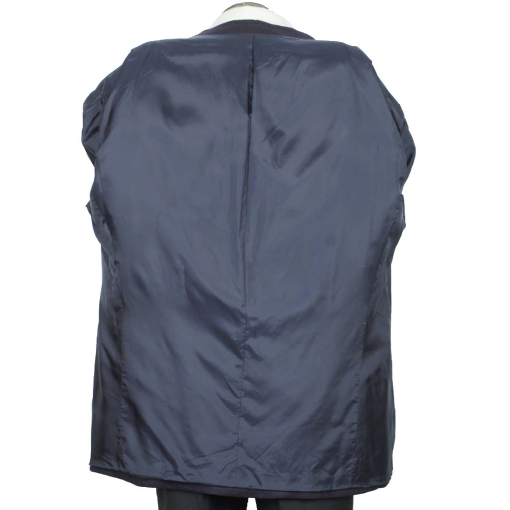 Fendi Loro Piana Pure Cashmere Jacket Navy Blue Blazer Size L 44 Made in Italy - Poppy's Vintage Clothing