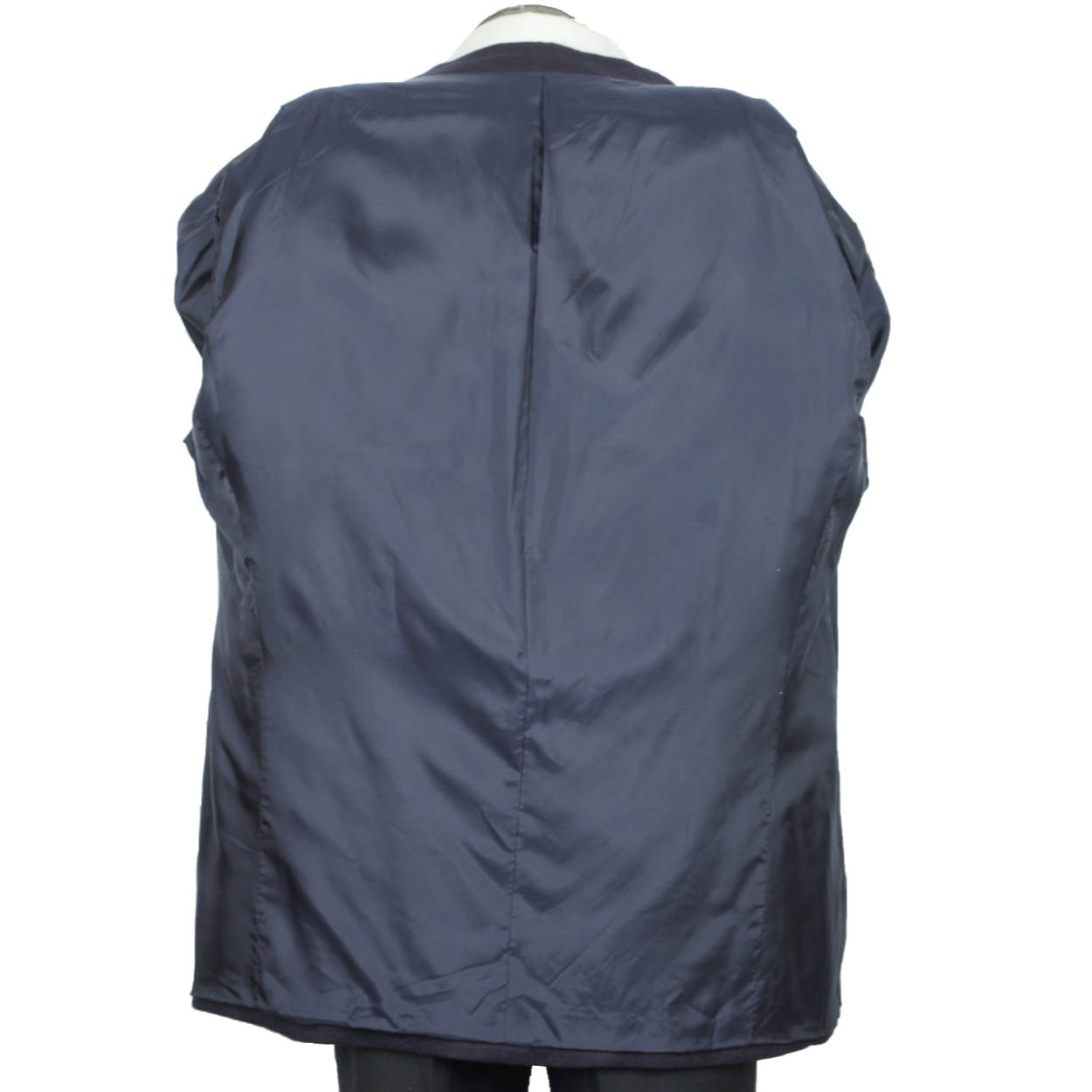 Fendi Loro Piana Pure Cashmere Jacket Navy Blue Blazer Size L 44 Made in Italy - Poppy's Vintage Clothing