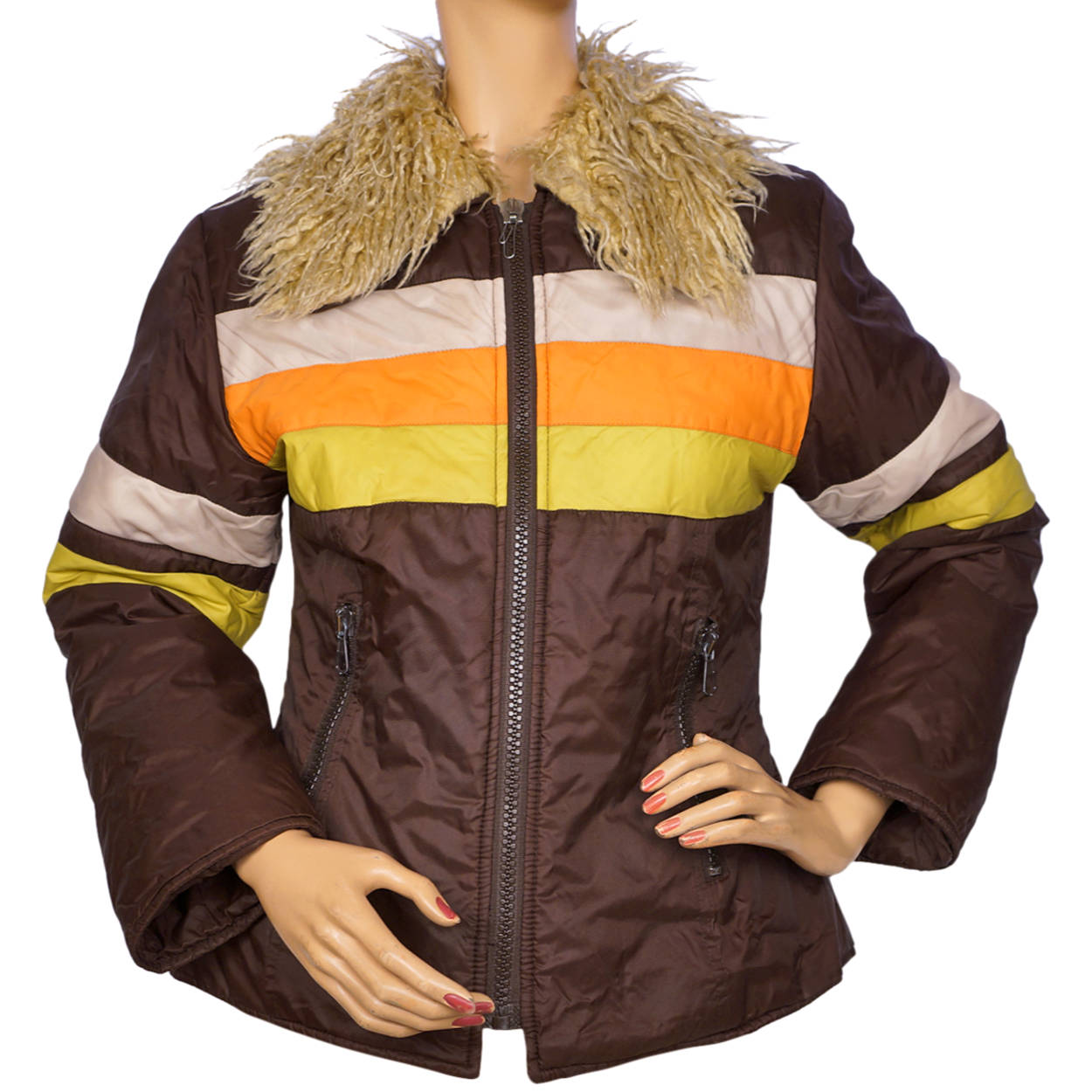Vintage 1970s Fiorucci Ski Jacket Made in Italy Size M Rare - Poppy's Vintage Clothing