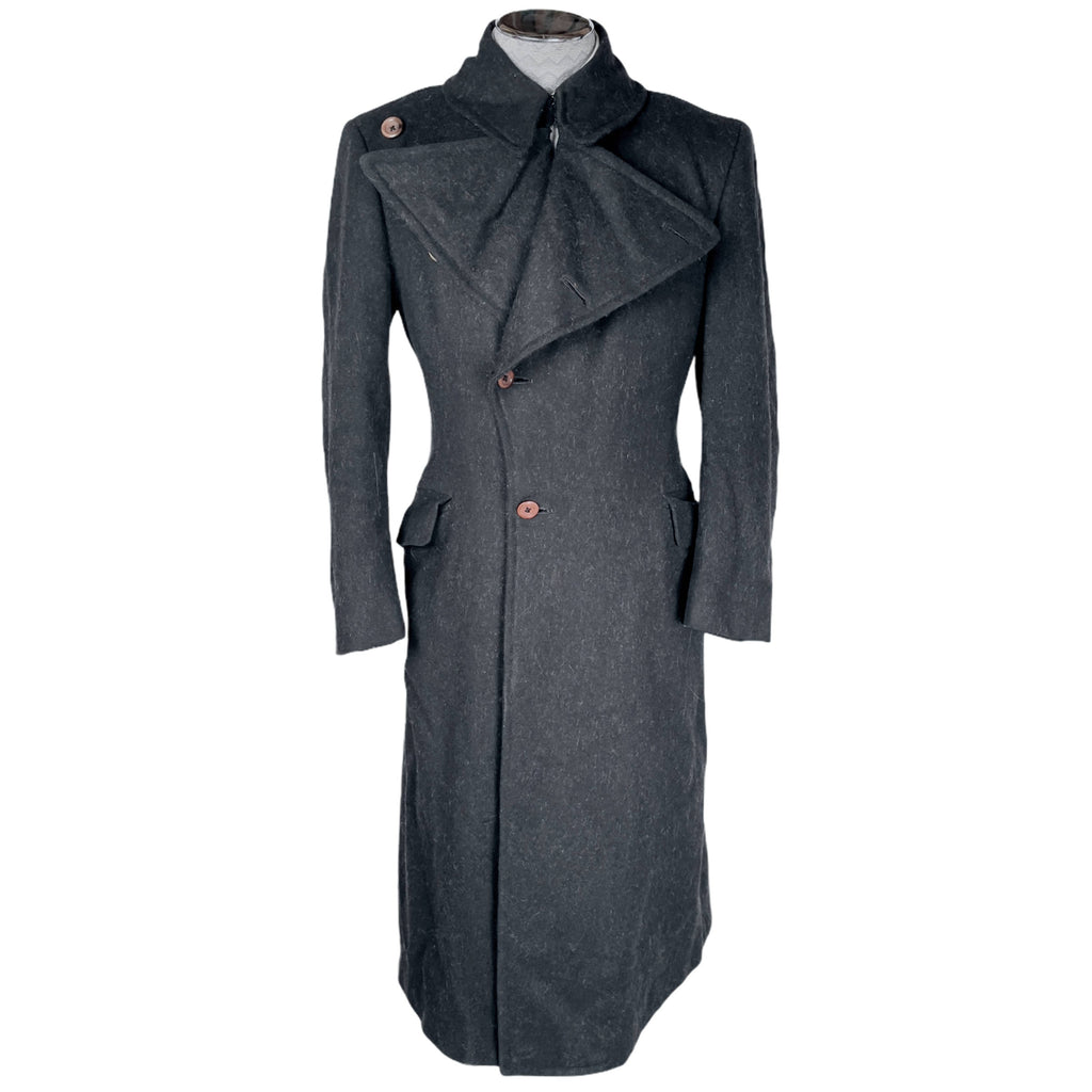 Vintage Royal Military College Coat Wool Overcoat RMC Canada