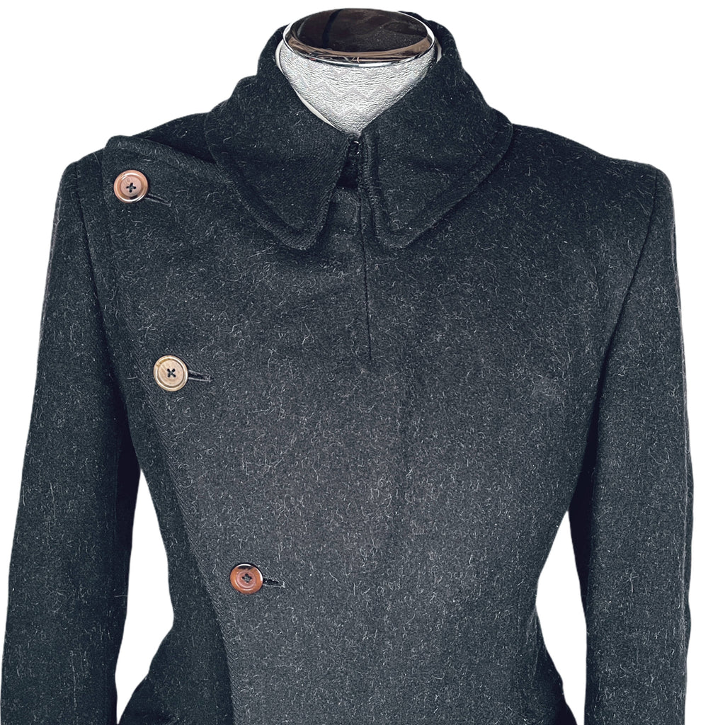 Vintage Royal Military College Coat Wool Overcoat RMC Canada