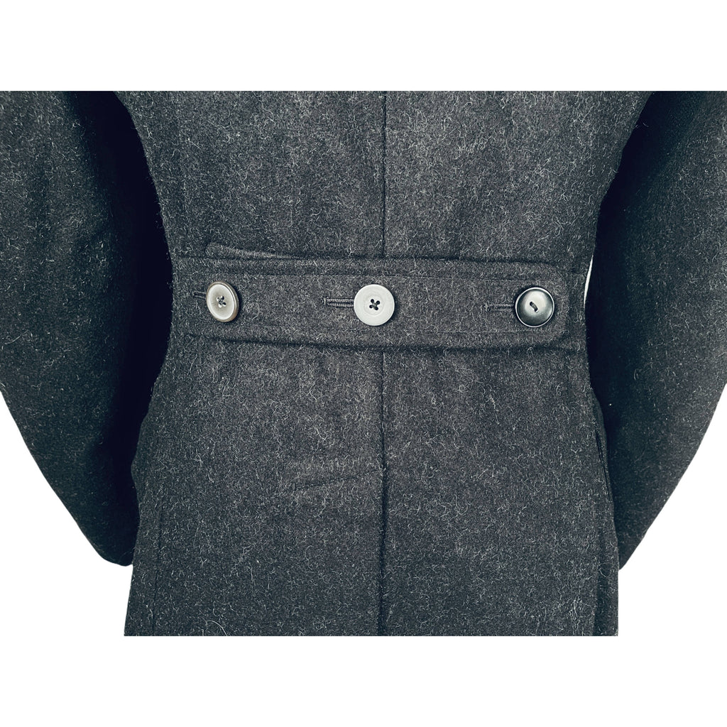 Vintage Royal Military College Coat Wool Overcoat RMC Canada