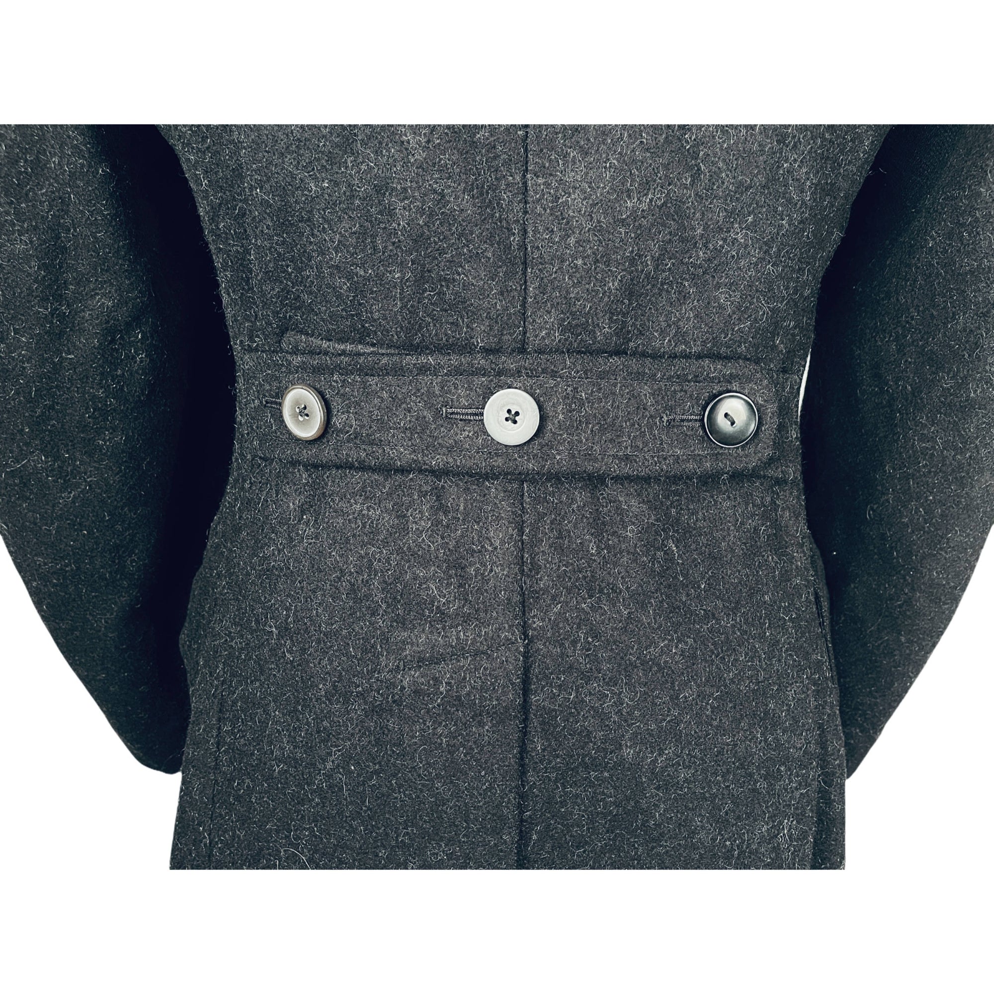 Vintage Royal Military College Coat Wool Overcoat RMC Canada