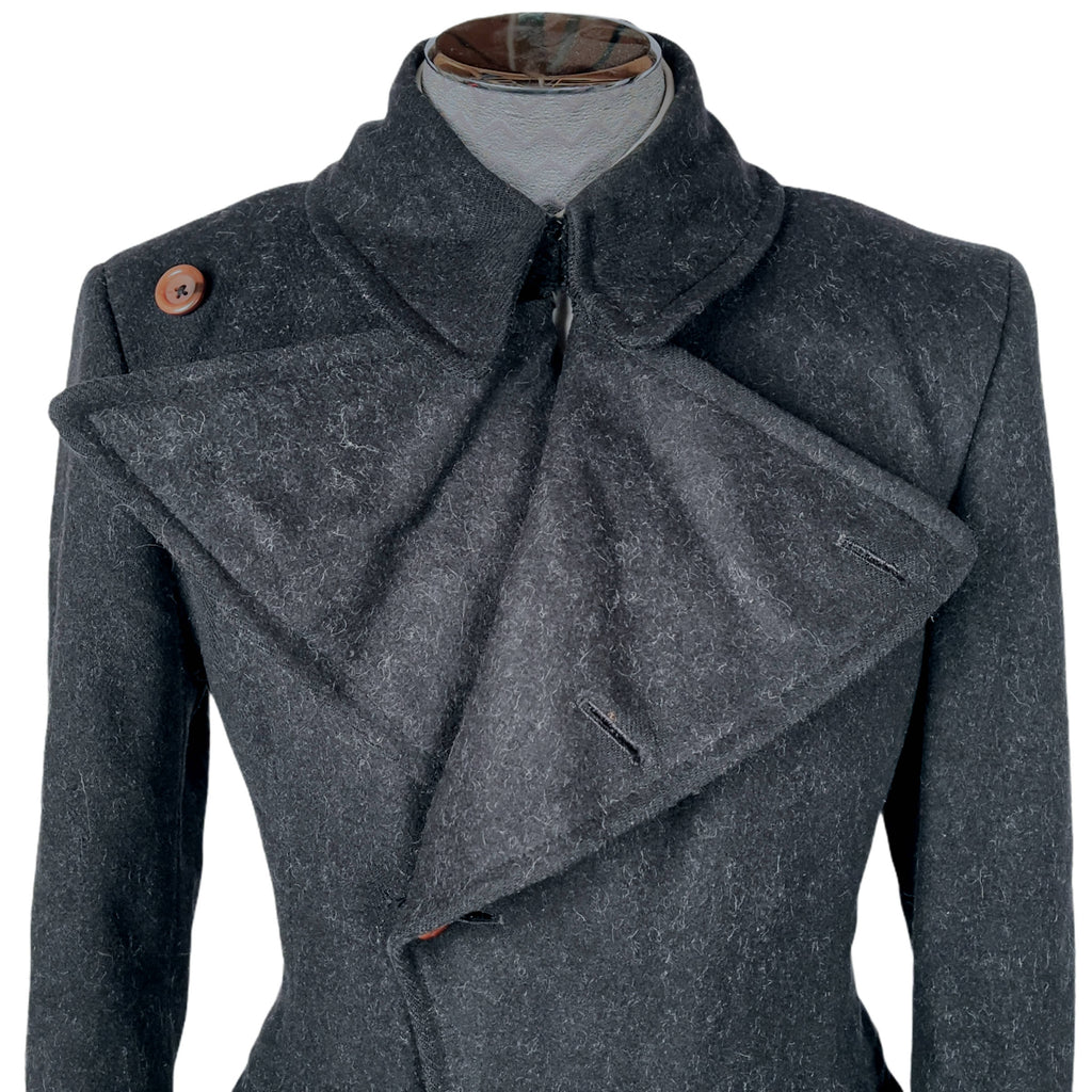 Vintage Royal Military College Coat Wool Overcoat RMC Canada