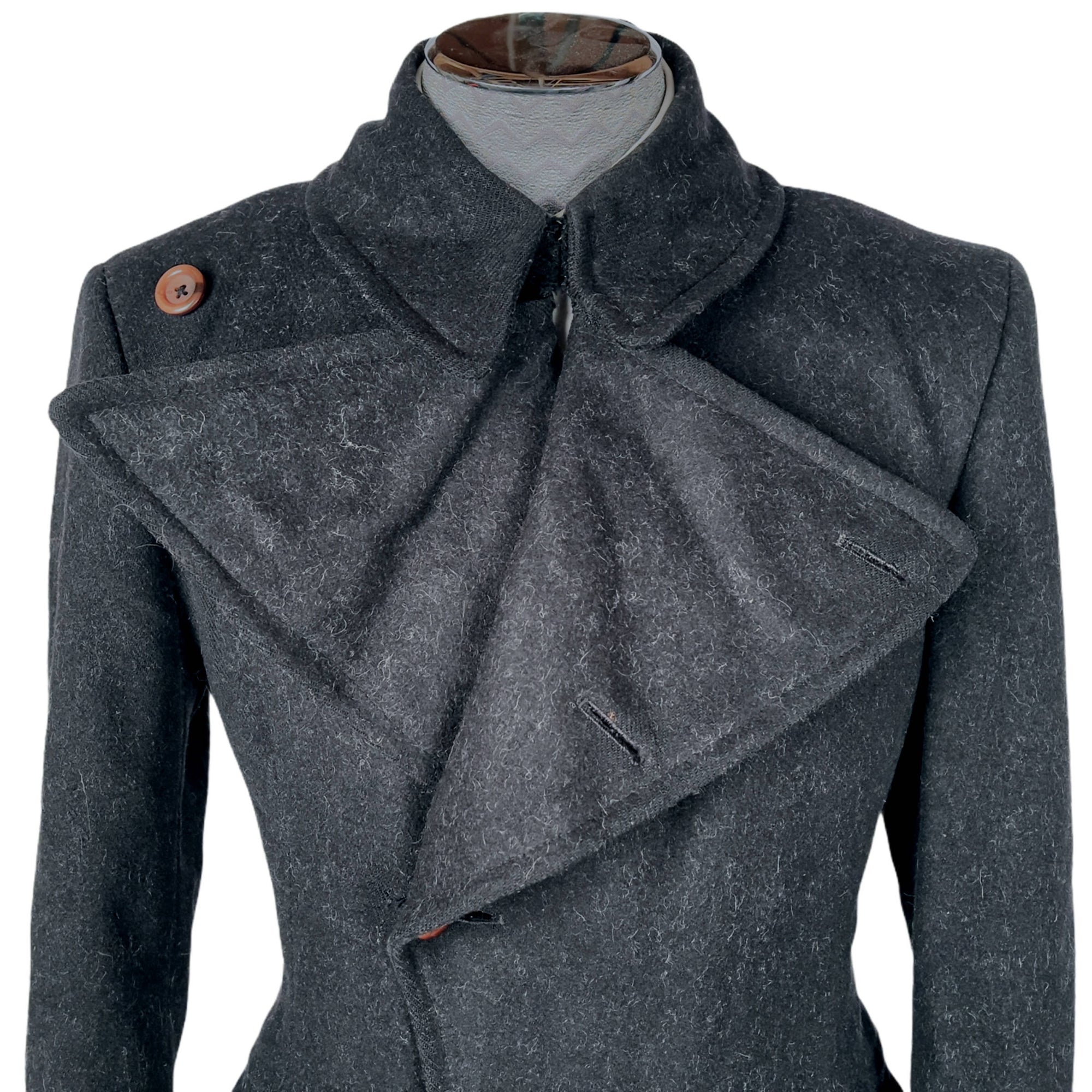 Vintage Royal Military College Coat Wool Overcoat RMC Canada