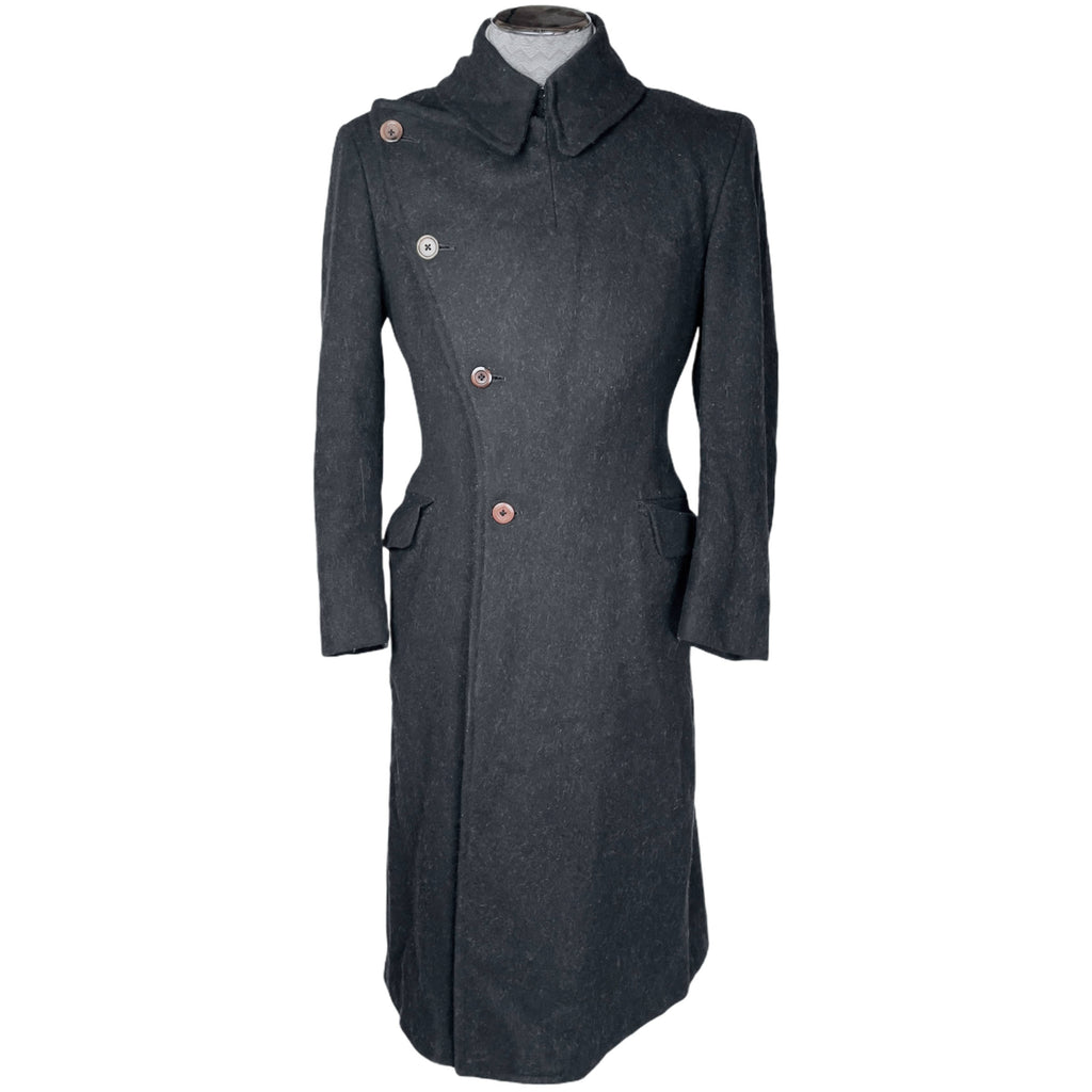 Vintage Royal Military College Coat Wool Overcoat RMC Canada