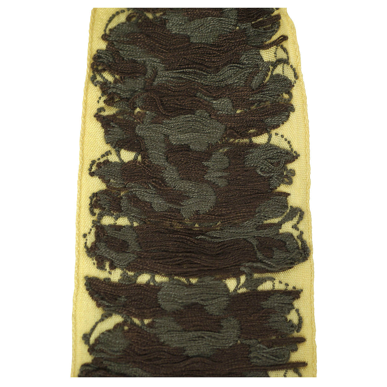 Vintage Embroidered Floral Ribbon Sewing Trim Per Yard 2.5 Inch Width - Poppy's Vintage Clothing