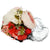 Vintage 1940s Fascinator Floral Tilt Hat Rose Flower Bouquet with Net Veil - Poppy's Vintage Clothing