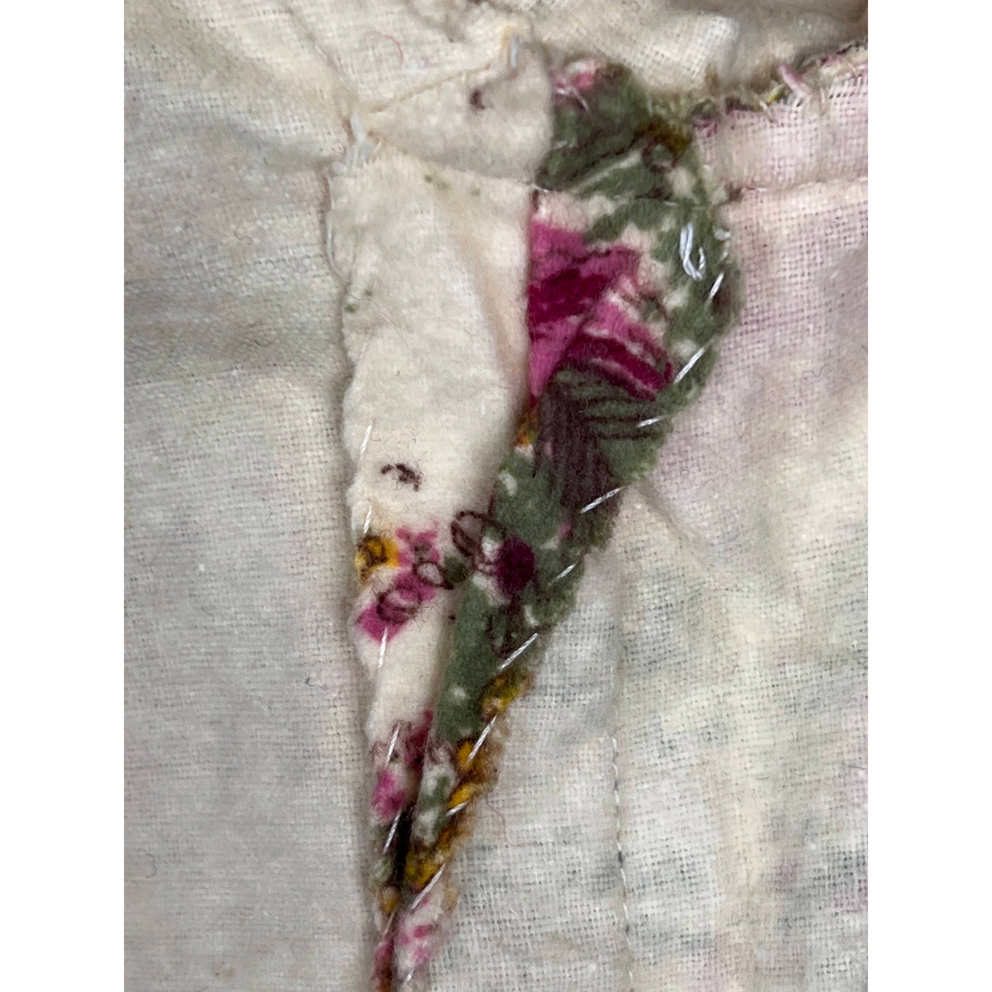 Vintage 1940s 50s Dressing Gown Cotton Flannel Robe Sz M