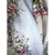 1930s Vintage Fringed Silk Shawl Floral Printed Wrap