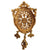Vintage 1950s Florenza Victorian Revival Pendant Brooch - Poppy's Vintage Clothing