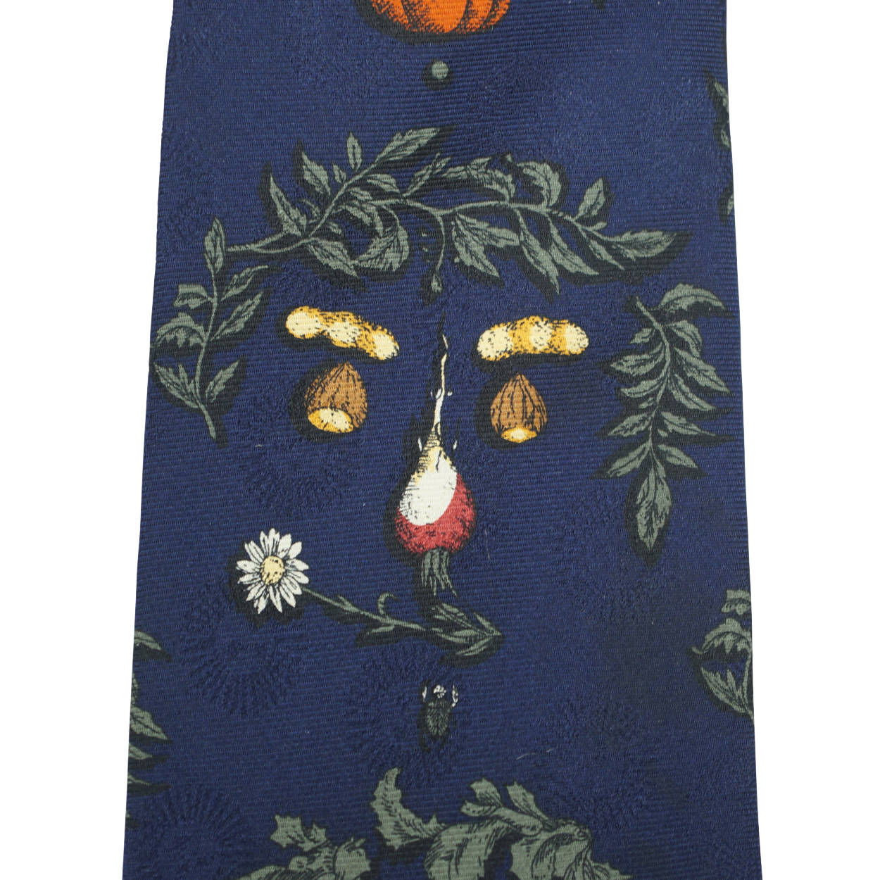 Vintage Fornasetti Arcimboldesca Silk Tie Anthropomorphic - Poppy's Vintage Clothing