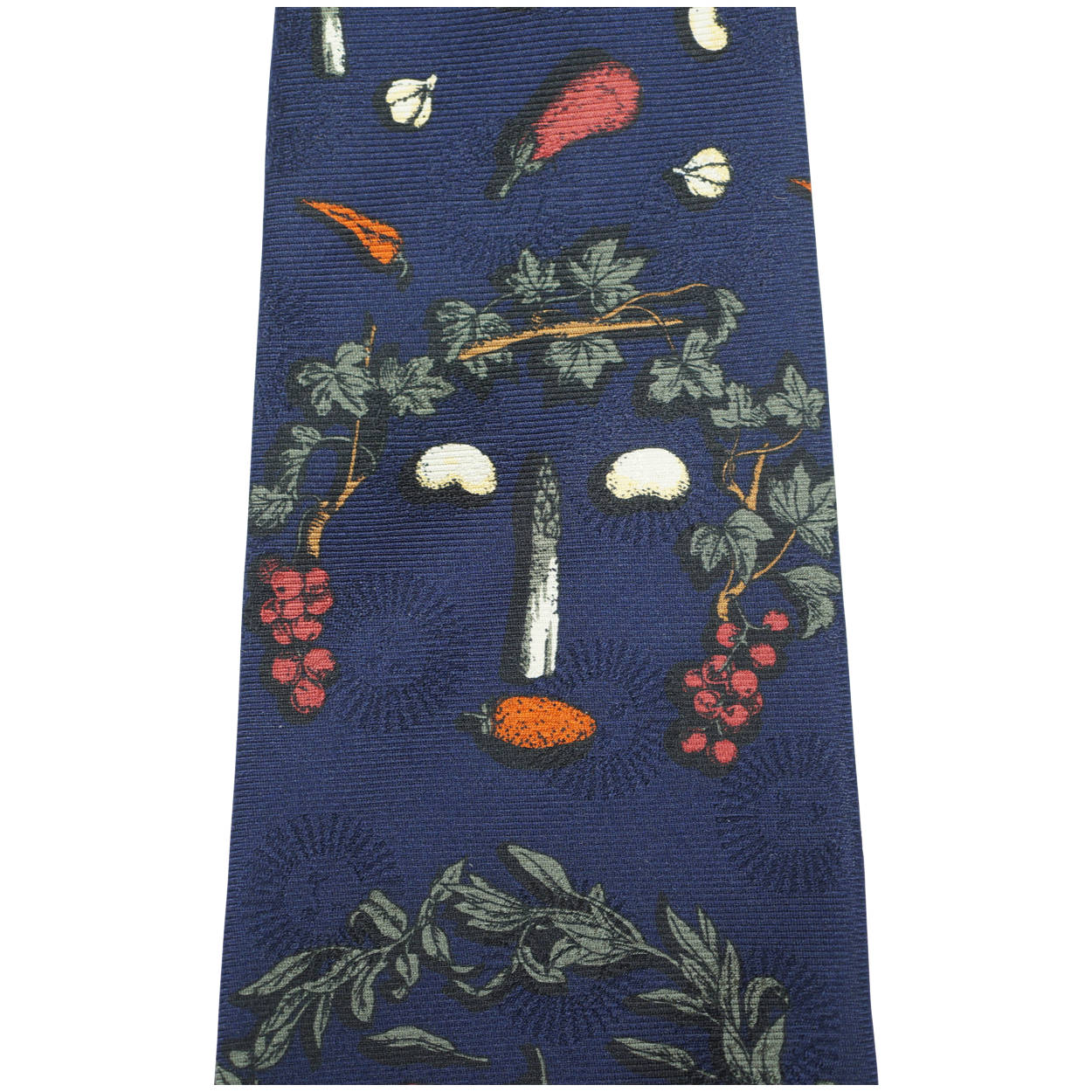 Vintage Fornasetti Arcimboldesca Silk Tie Anthropomorphic - Poppy's Vintage Clothing