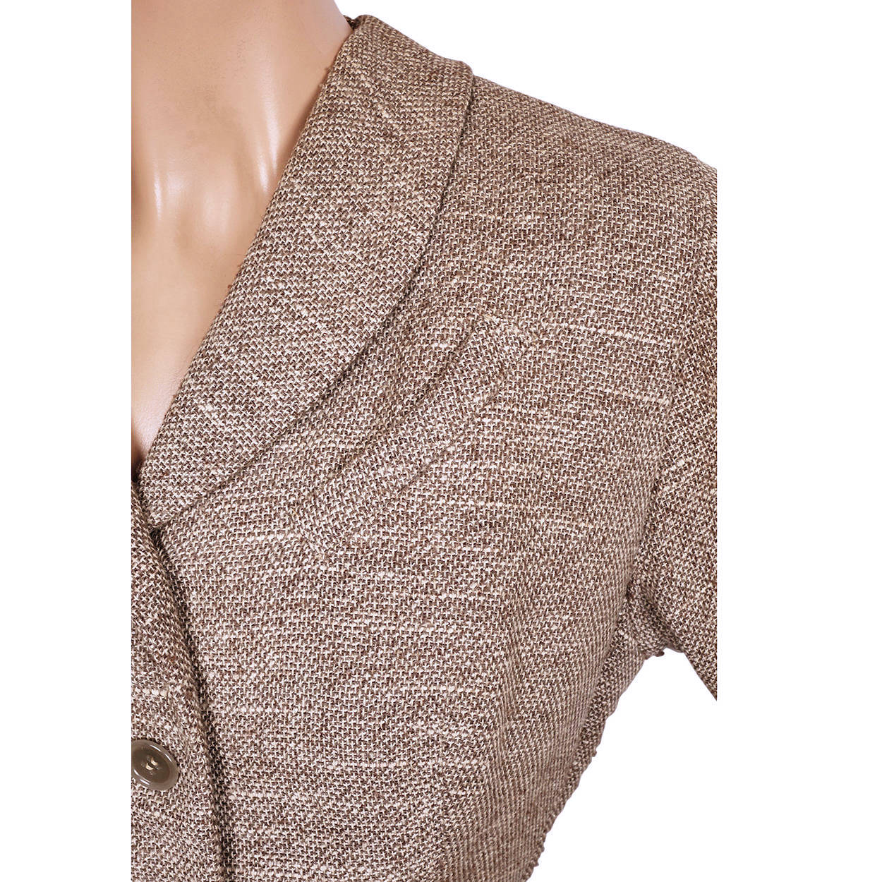 Vintage 50s Wool and Silk Tweed Ladies Skirt Suit by Forstmann Size  M - Poppy's Vintage Clothing