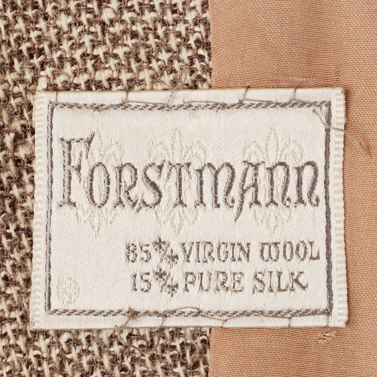 Vintage 50s Wool and Silk Tweed Ladies Skirt Suit by Forstmann Size  M - Poppy's Vintage Clothing