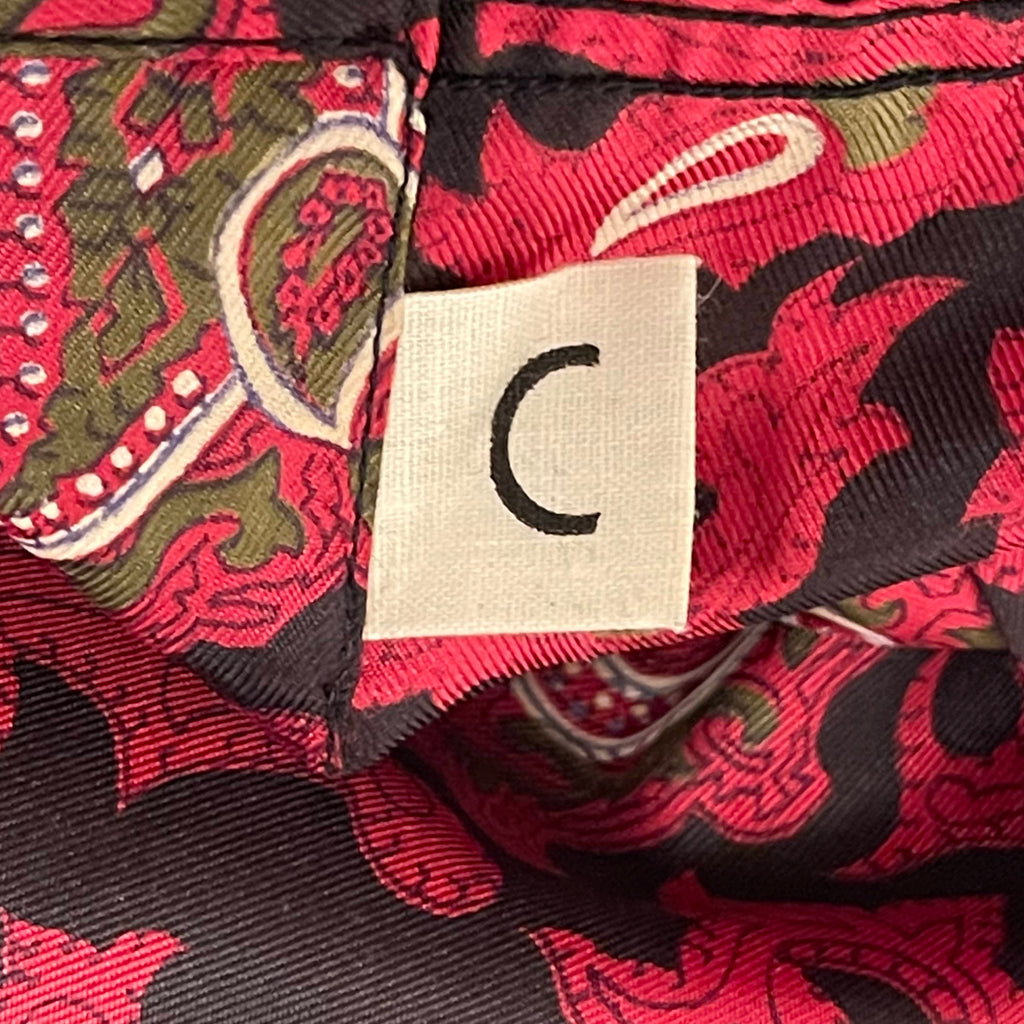 Vintage 1960s Silk Pyjamas & Robe Paisley Dressing Gown M L