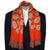 Vintage Mens Red Silk Fringed Paisley Scarf by Forsyth 1940s Fashion Foulard - Poppy's Vintage Clothing