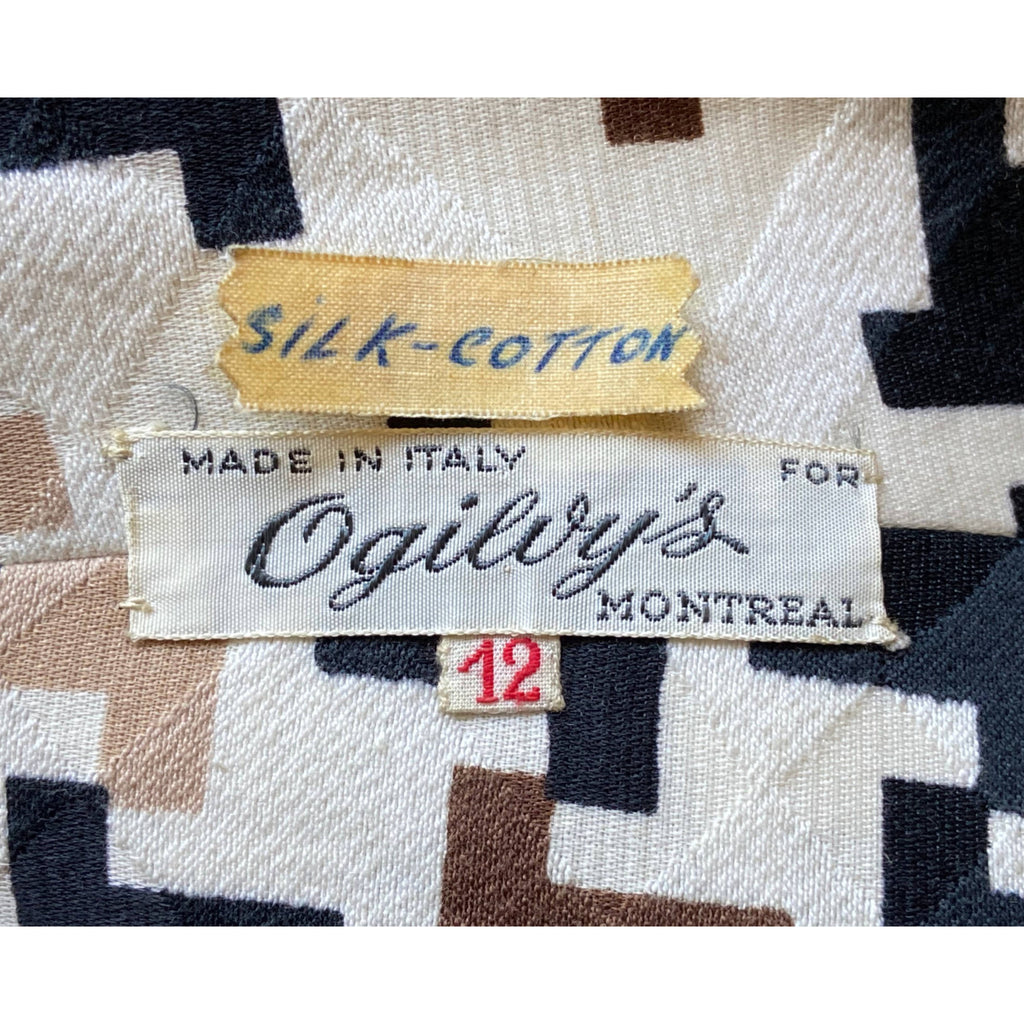 Vintage 60s Federico Forquet Dress w Jacket Italian Couture