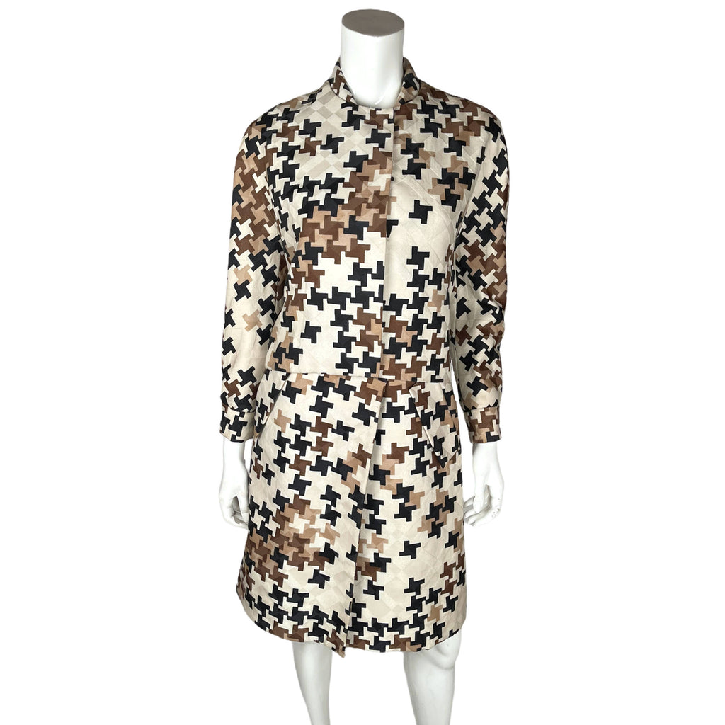 Vintage 60s Federico Forquet Dress w Jacket Italian Couture