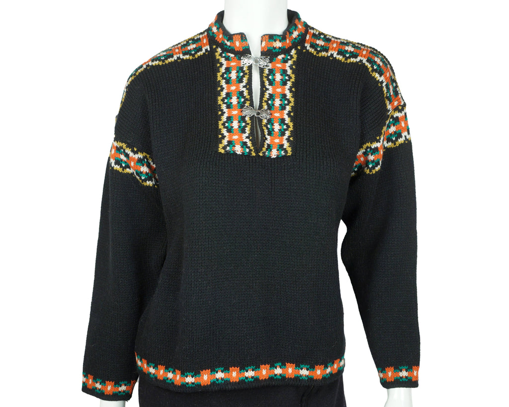 Ladies 60s Vintage Ski Sweater Made in Norway
