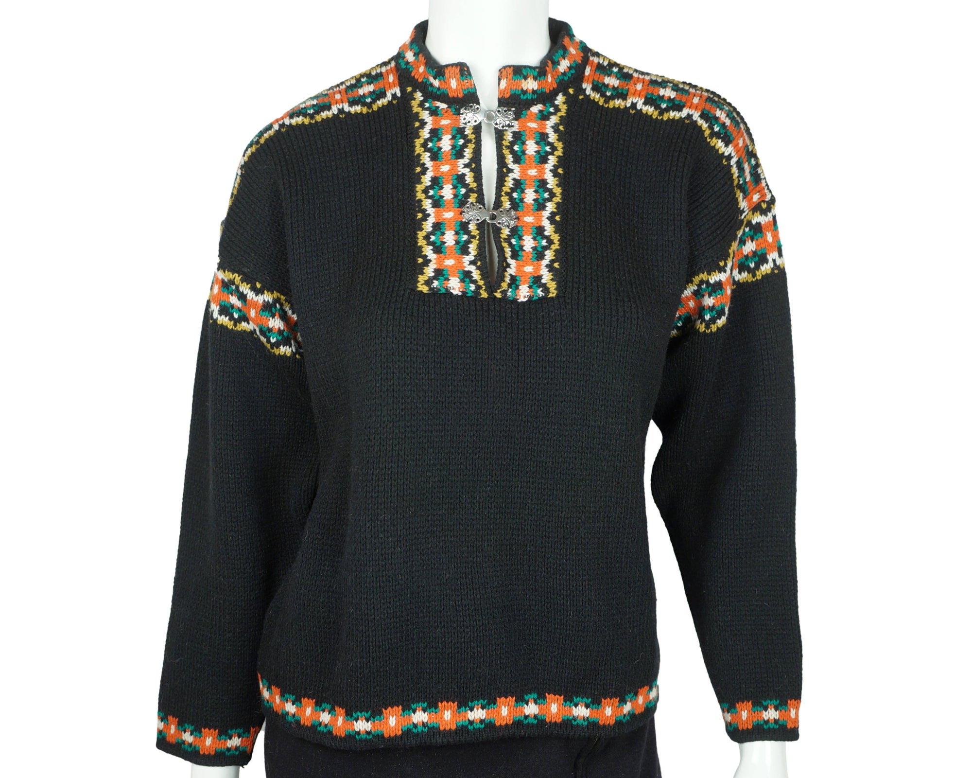 Ladies 60s Vintage Ski Sweater Made in Norway