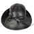 Vintage 60s Frank Olive Black Milan Straw Hat Bloomingdales NY