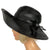 Vintage 60s Frank Olive Black Milan Straw Hat Bloomingdales NY