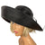 Vintage 60s Frank Olive Black Milan Straw Hat Bloomingdales NY