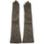 Vintage 1950s Long Brown Kid Leather Gloves Unused Made in France Ladies Sz 6.5 - Poppy's Vintage Clothing