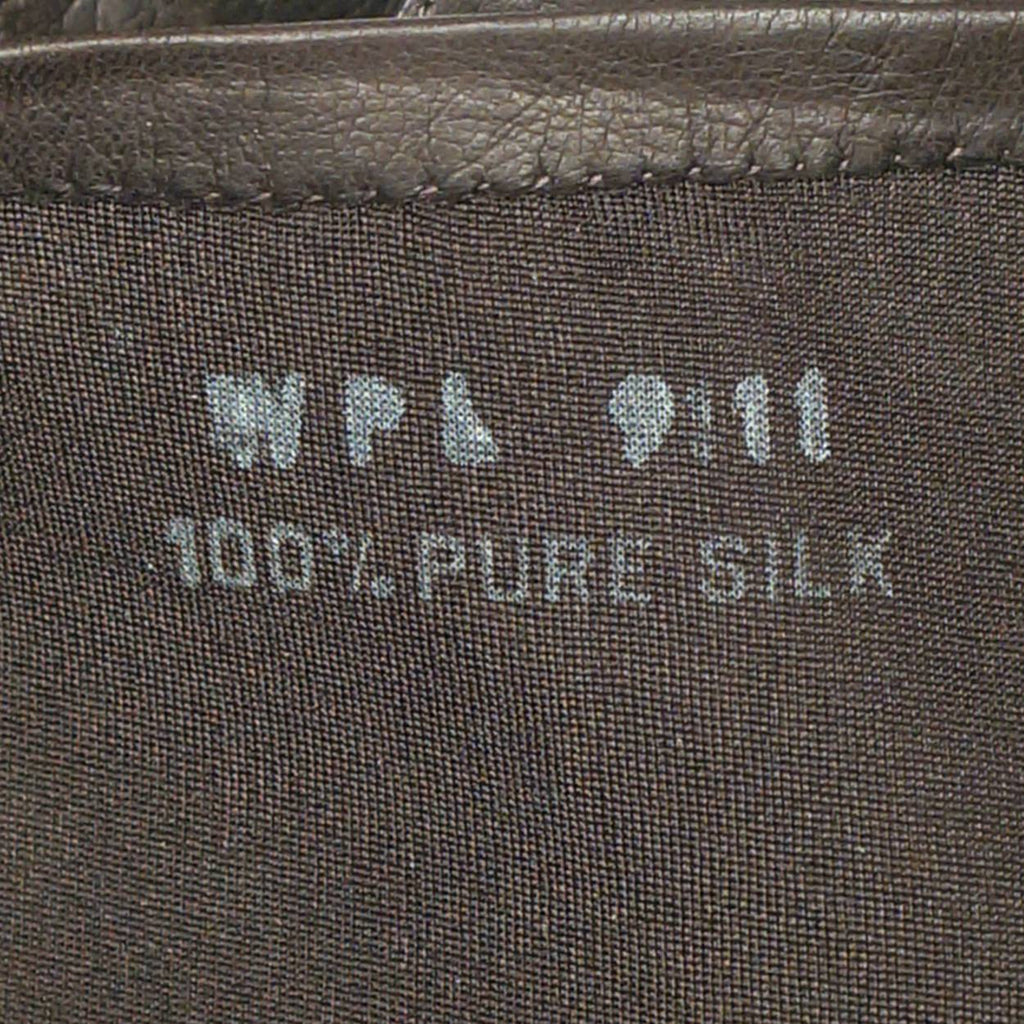 Vintage 1950s Long Brown Kid Leather Gloves Unused Made in France Ladies Sz 6.5 - Poppy's Vintage Clothing