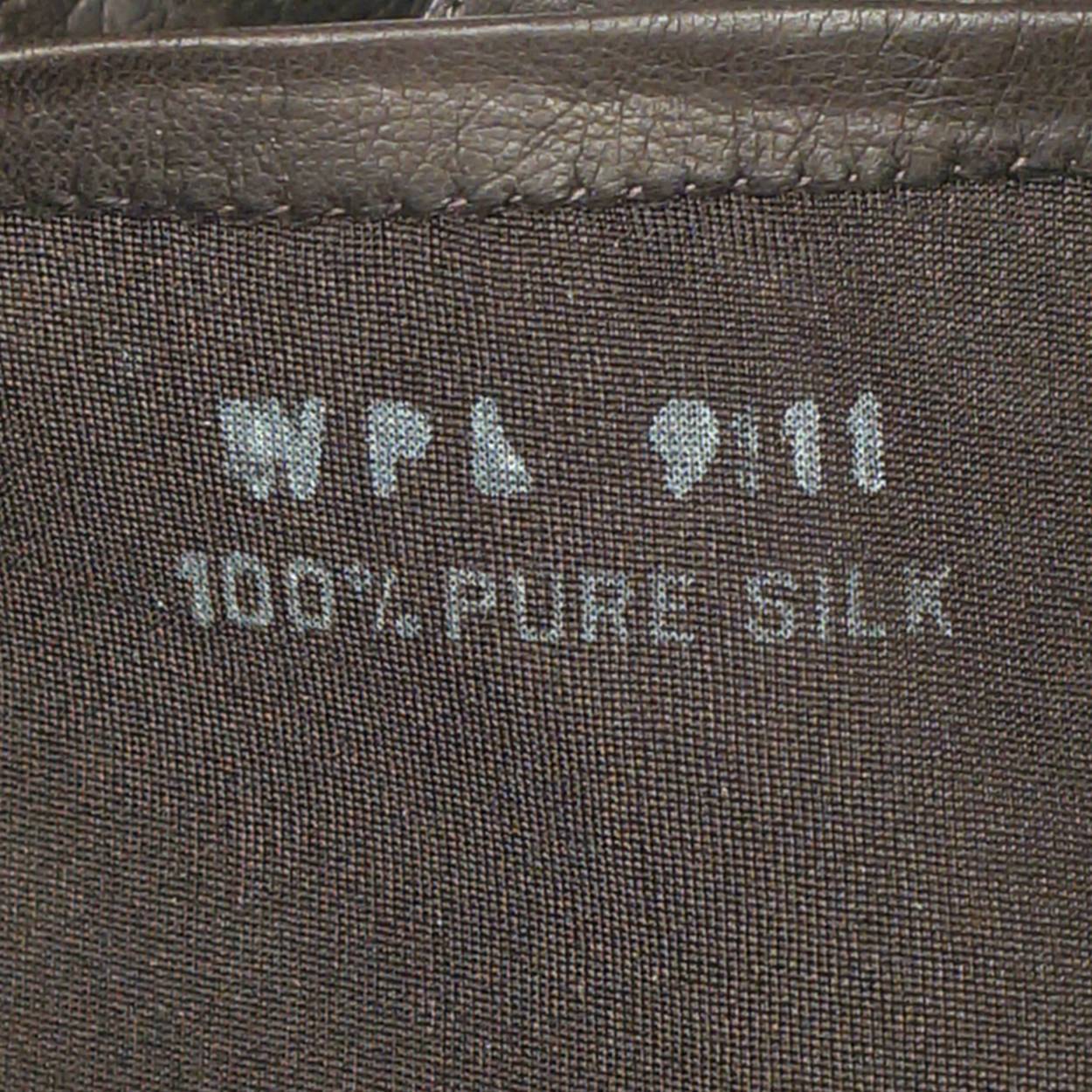 Vintage 1950s Long Brown Kid Leather Gloves Unused Made in France Ladies Sz 6.5 - Poppy's Vintage Clothing