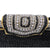 Vintage 1950s Beaded Evening Bag with Diamante Clasp France