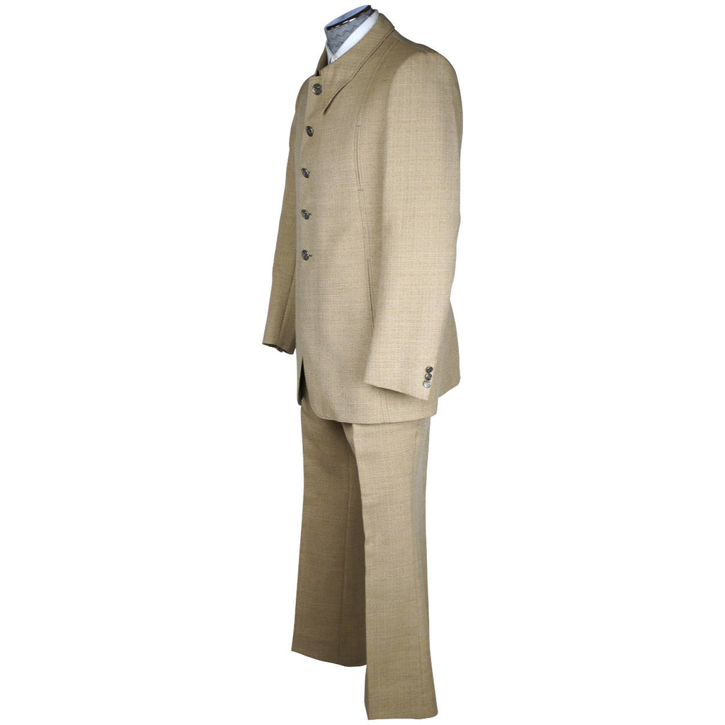 Vintage Mens 70s Suit Mens Mod Dandy Fashion Size M - Poppy's Vintage Clothing