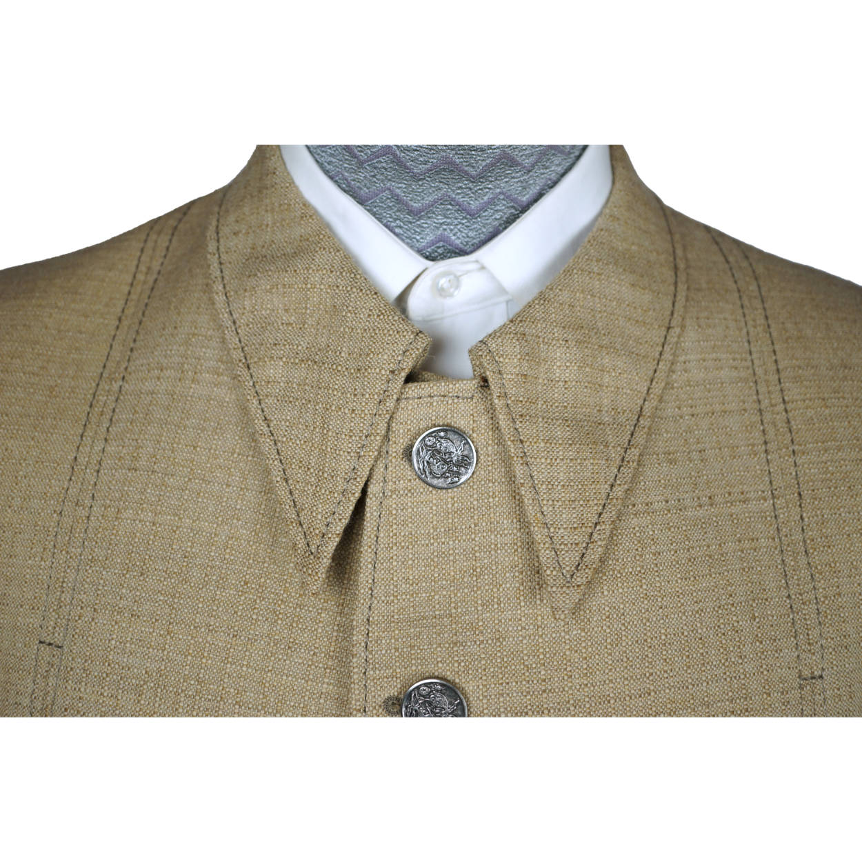 Vintage Mens 70s Suit Mens Mod Dandy Fashion Size M - Poppy's Vintage Clothing