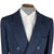 Vintage 1970s Overcoat Blue Wool Mens Coat Size L