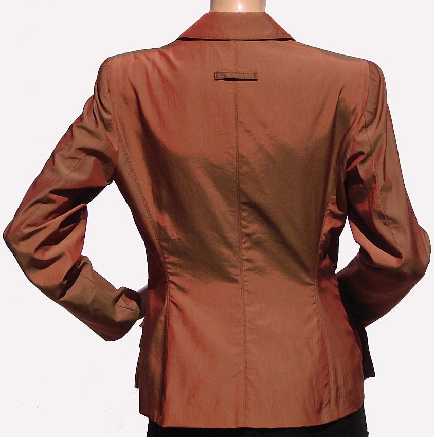 Vintage 1980s Jean Paul Gaultier Rust Brown Hunting Jacket - Poppy's Vintage Clothing
