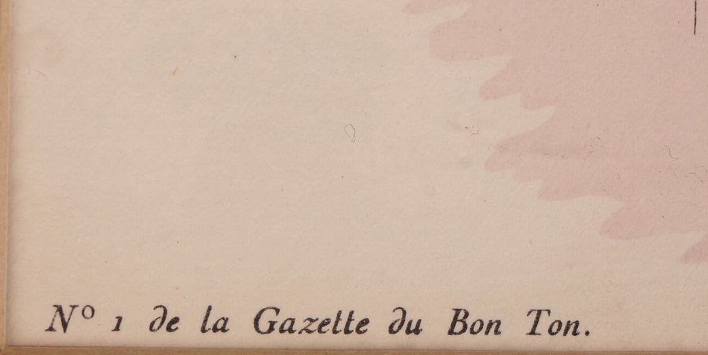 French Art Deco Pochoir Print Le Dentelle Lace Gazette du Bon Ton Issue No 1 1922 - Poppy's Vintage Clothing