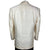 Vintage Mens White Silk Dinner Jacket Hand Tailored Sz M