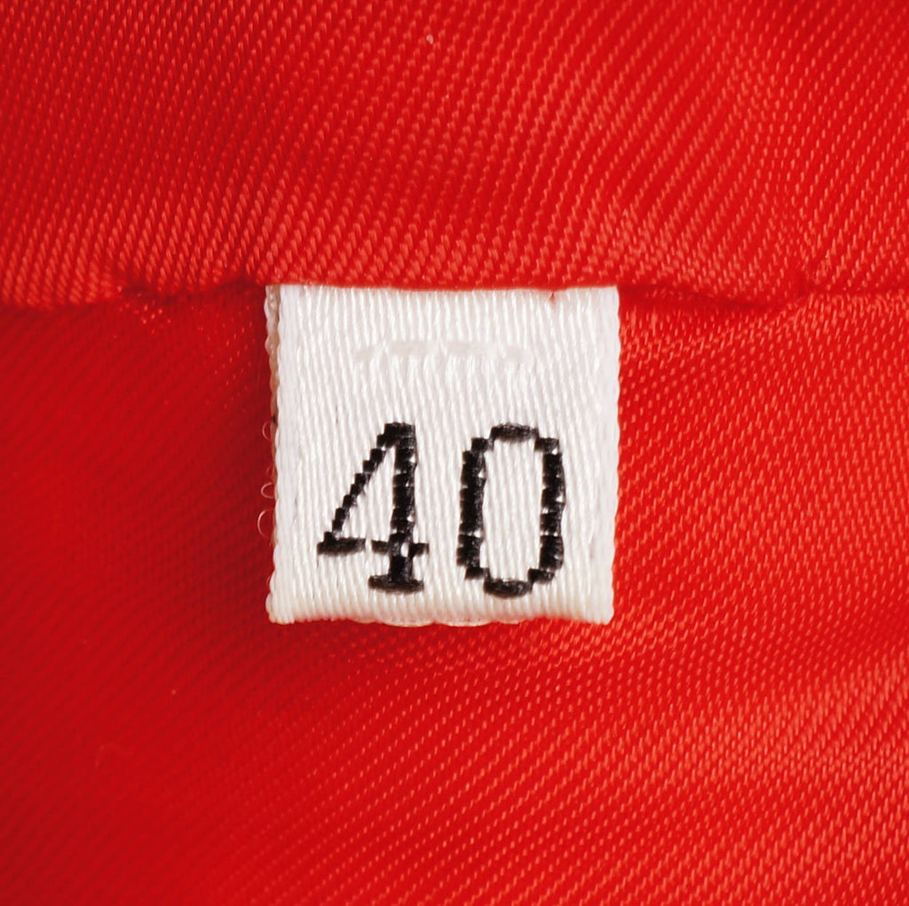 Vintage Gianni Versace Couture Red Wool Boucle Suit Ladies Size 6 Small - Poppy's Vintage Clothing