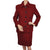 Vintage Gianni Versace Couture Red Wool Boucle Suit Ladies Size 6 Small - Poppy's Vintage Clothing